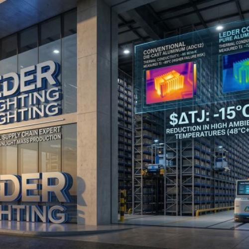 LED Downlight Thermal Management: Cold-Forged vs Die-Cast Heatsinks | LEDER Lighting