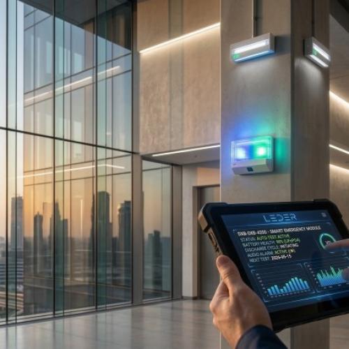 2026 Smart Emergency Lights: Auto-Test Modules | LEDER Lighting