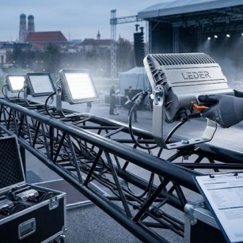 Wholesale Quick-Mount LED Floodlights for EU Event Rentals | LEDER Lighting