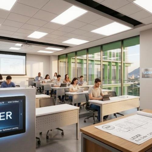Wholesale UGR<19 LED Classroom Lights for Mexico | LEDER Lighting