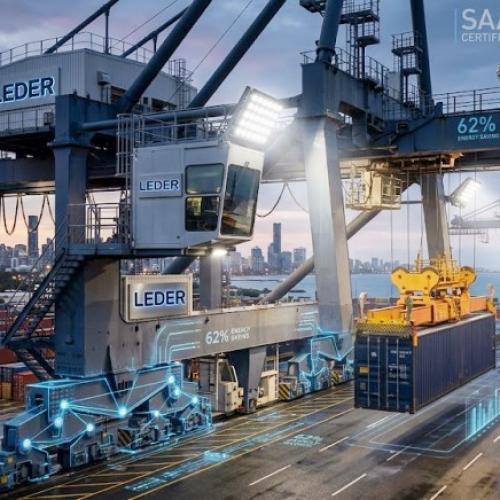 Heavy-Duty Port Machinery Lighting Wholesale Oceania | LEDER Lighting