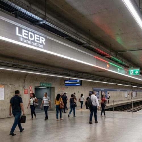 Mainless Linear Lighting for South American Subways | LEDER Illumination