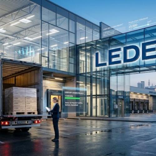 LEDER Lighting ERP: Transparent Manufacturing Guarantees Delivery