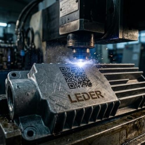 How do laser engraving and blockchain ensure Digital Product Passport (DPP) compliance for LED lighting in Europe?