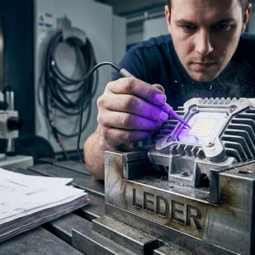 How is LEDER Lighting achieving the 200LM/W luminous efficacy limit in laboratory prototypes?
